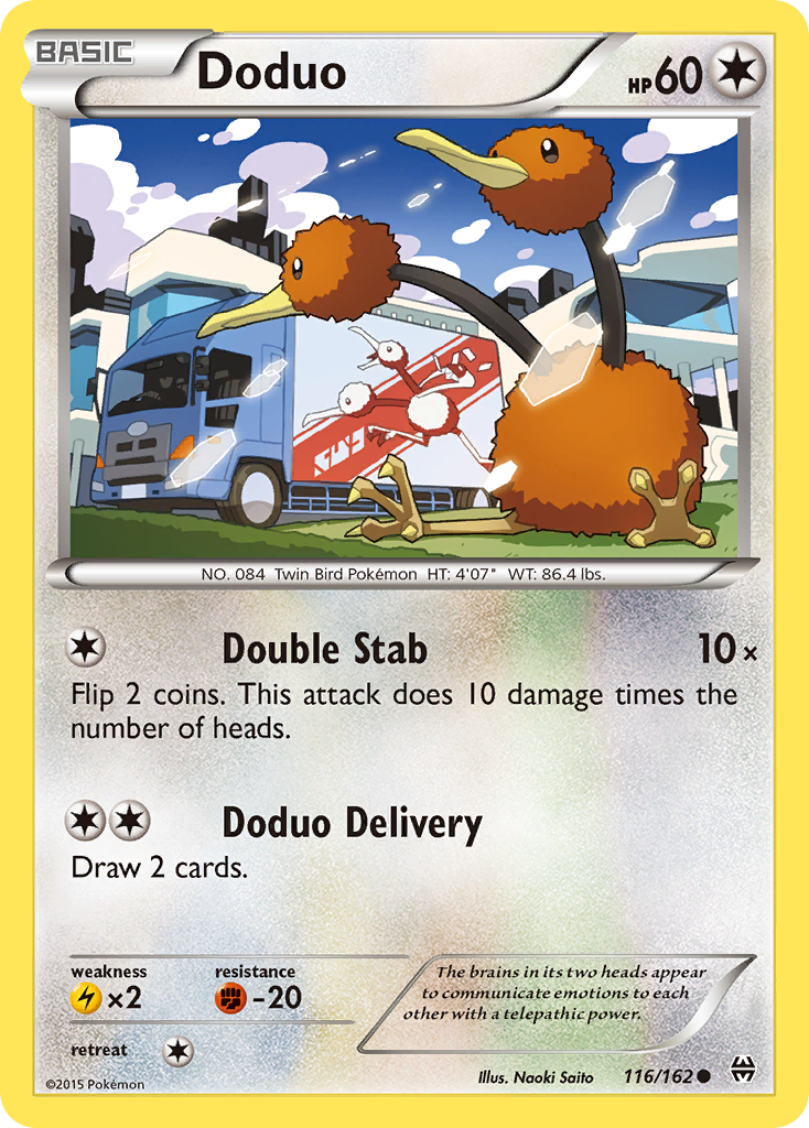 Doduo (116/162) [XY: BREAKthrough] | Clutch Gaming