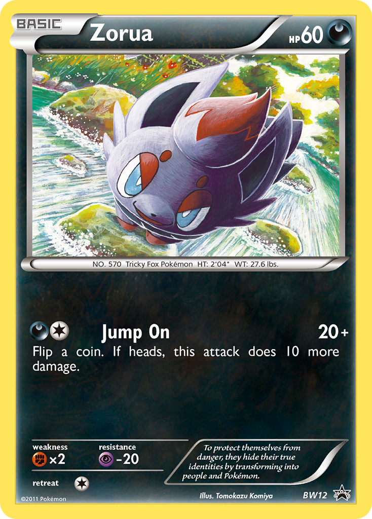 Zorua (BW12) [Black & White: Black Star Promos] | Clutch Gaming