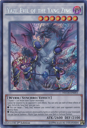 Yazi, Evil of the Yang Zing [NECH-EN051] Secret Rare | Clutch Gaming