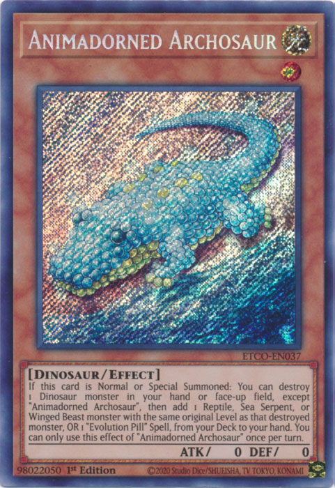 Animadorned Archosaur [ETCO-EN037] Secret Rare | Clutch Gaming