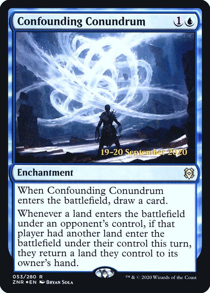 Confounding Conundrum [Zendikar Rising Prerelease Promos] | Clutch Gaming