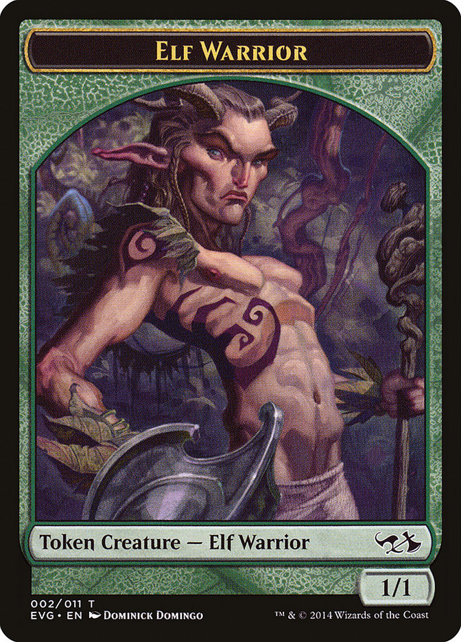 Elf Warrior Token (Elves vs. Goblins) [Duel Decks Anthology Tokens] | Clutch Gaming