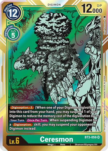 Ceresmon [BT3-056] (Alternate Art) [Release Special Booster Ver.1.5] | Clutch Gaming