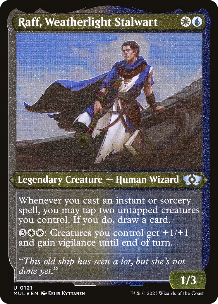 Raff, Weatherlight Stalwart (Foil Etched) [Multiverse Legends] | Clutch Gaming