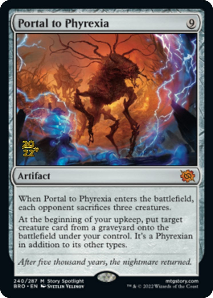 Portal to Phyrexia [The Brothers' War Prerelease Promos] | Clutch Gaming