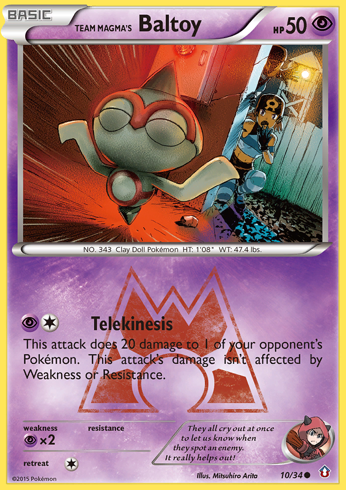 Team Magma's Baltoy (10/34) [XY: Double Crisis] | Clutch Gaming