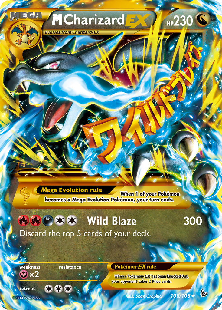 M Charizard EX (108/106) [XY: Flashfire] | Clutch Gaming