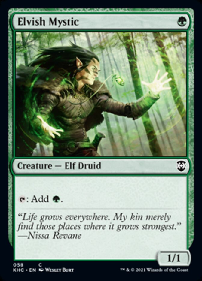 Elvish Mystic [Kaldheim Commander] | Clutch Gaming