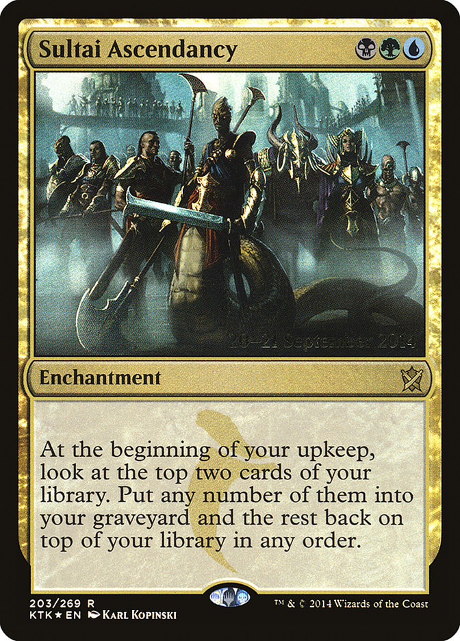 Sultai Ascendancy [Khans of Tarkir Prerelease Promos] | Clutch Gaming