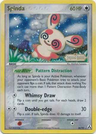 Spinda (26/92) (Stamped) [EX: Legend Maker] | Clutch Gaming