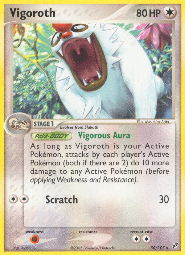 Vigoroth (50/107) [EX: Deoxys] | Clutch Gaming