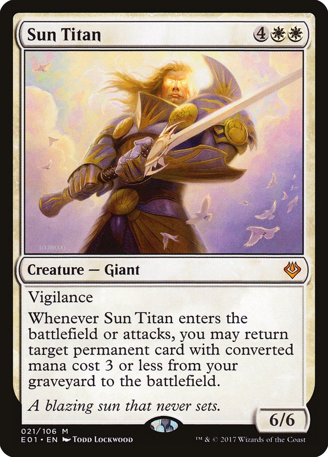 Sun Titan [Archenemy: Nicol Bolas] | Clutch Gaming