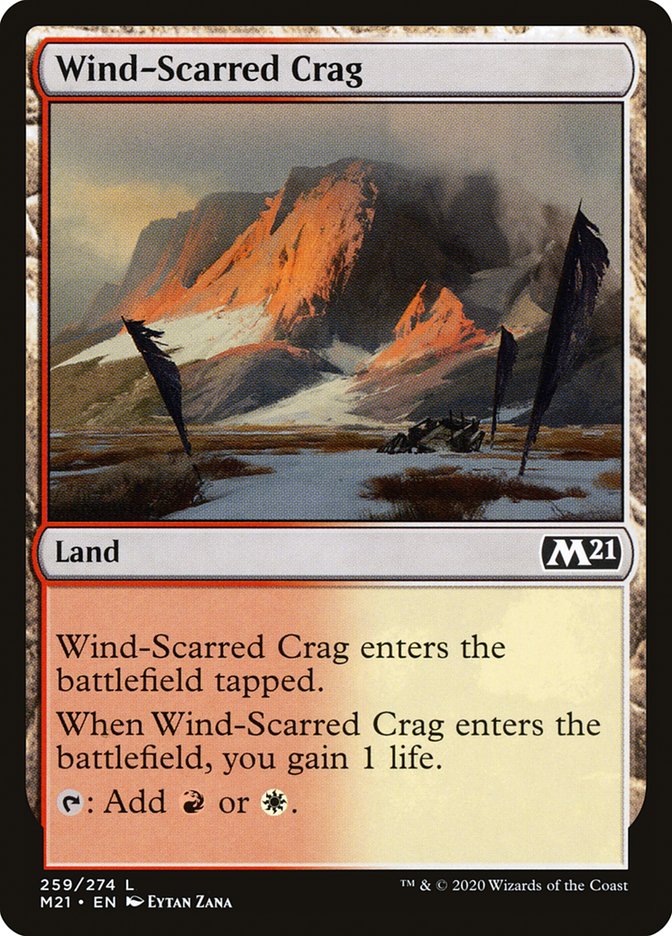 Wind-Scarred Crag [Core Set 2021] | Clutch Gaming