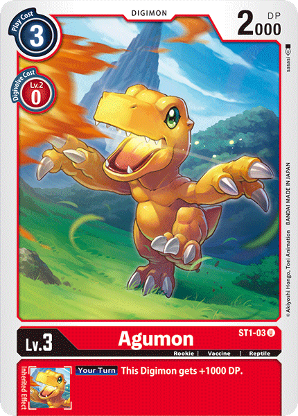 Agumon [ST1-03] [Starter Deck: Gaia Red] | Clutch Gaming