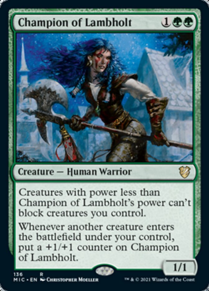 Champion of Lambholt [Innistrad: Midnight Hunt Commander] | Clutch Gaming