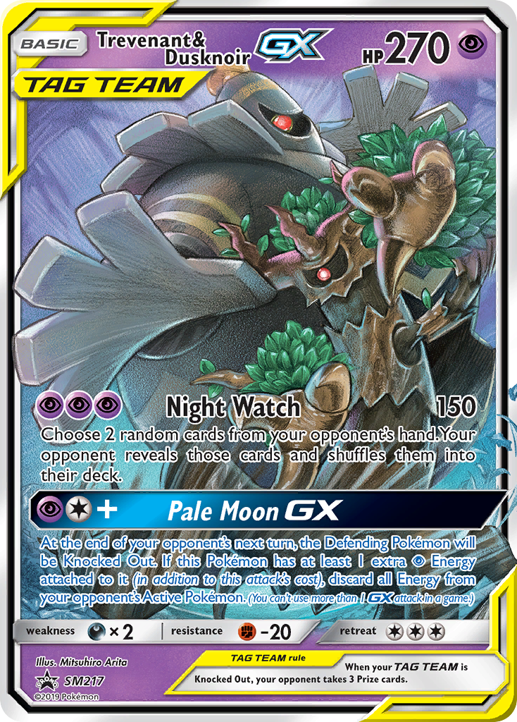 Trevenant & Dusknoir GX (SM217) [Sun & Moon: Black Star Promos] | Clutch Gaming