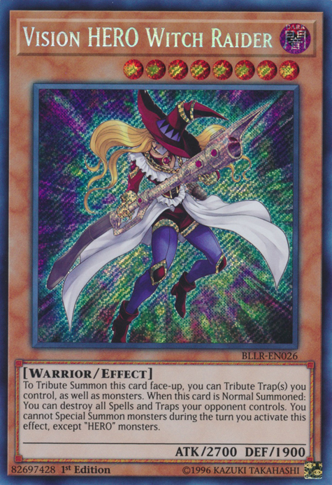 Vision Hero Witch Raider [BLLR-EN026] Secret Rare | Clutch Gaming