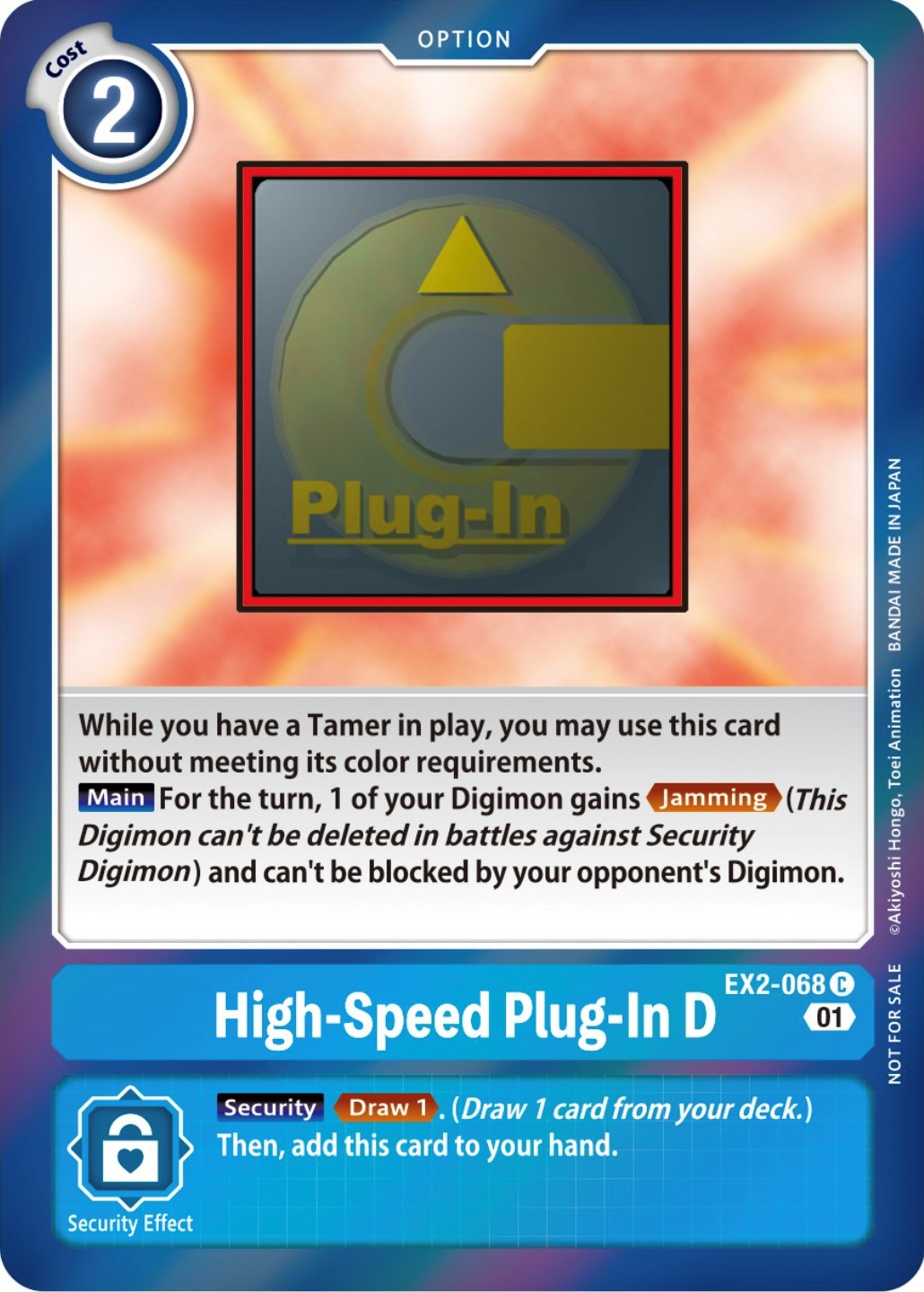 High-Speed Plug-In D [EX2-068] (Event Pack 4) [Digital Hazard Promos] | Clutch Gaming