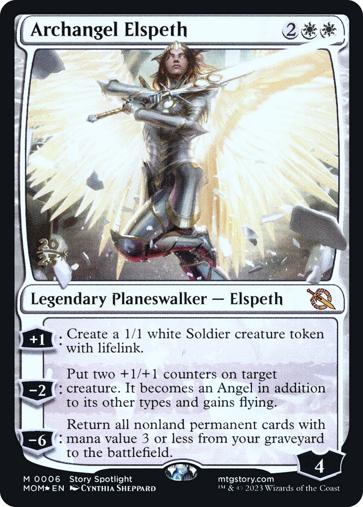 Archangel Elspeth [March of the Machine Prerelease Promos] | Clutch Gaming