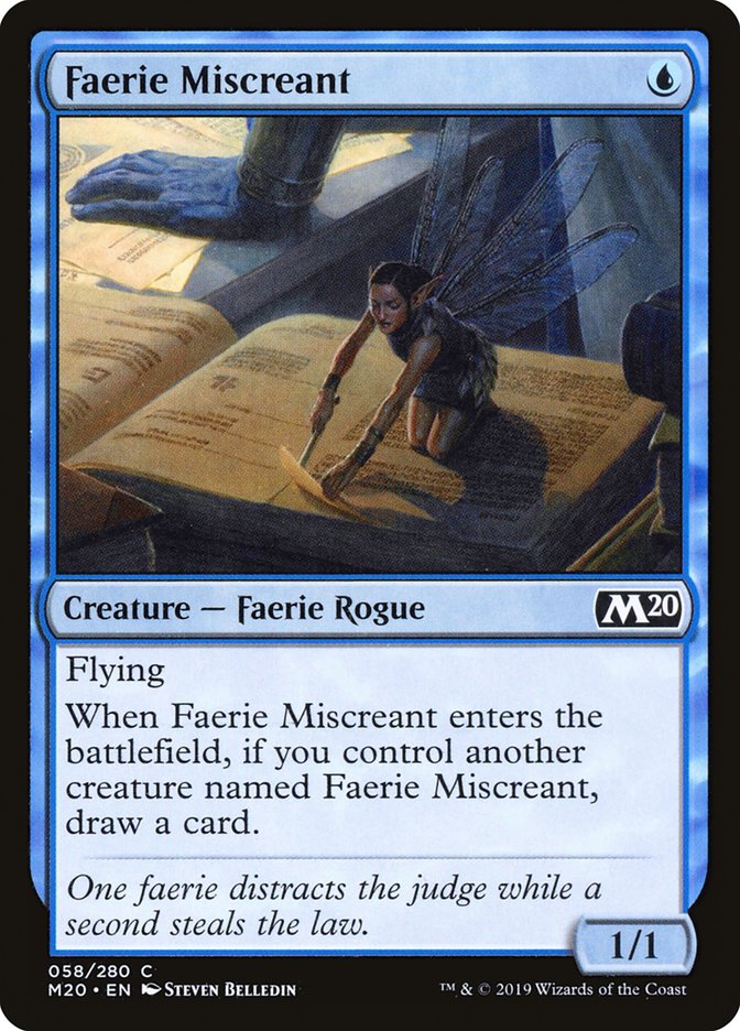 Faerie Miscreant [Core Set 2020] | Clutch Gaming