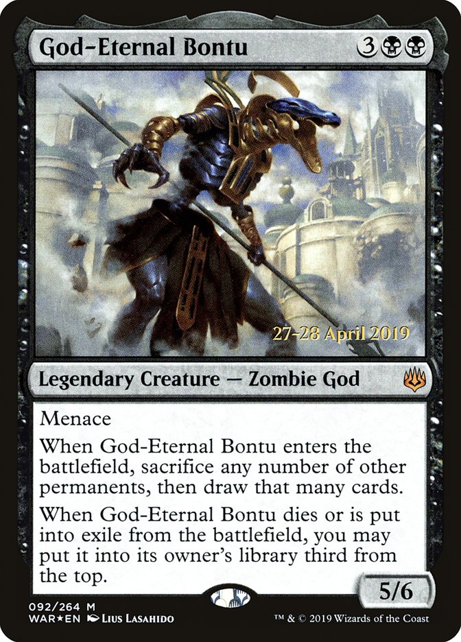 God-Eternal Bontu [War of the Spark Prerelease Promos] | Clutch Gaming