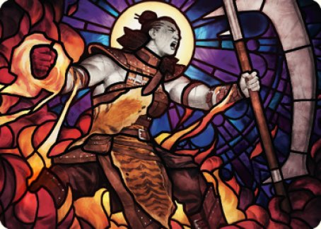 Garna, Bloodfist of Keld Art Card [Dominaria United Art Series] | Clutch Gaming