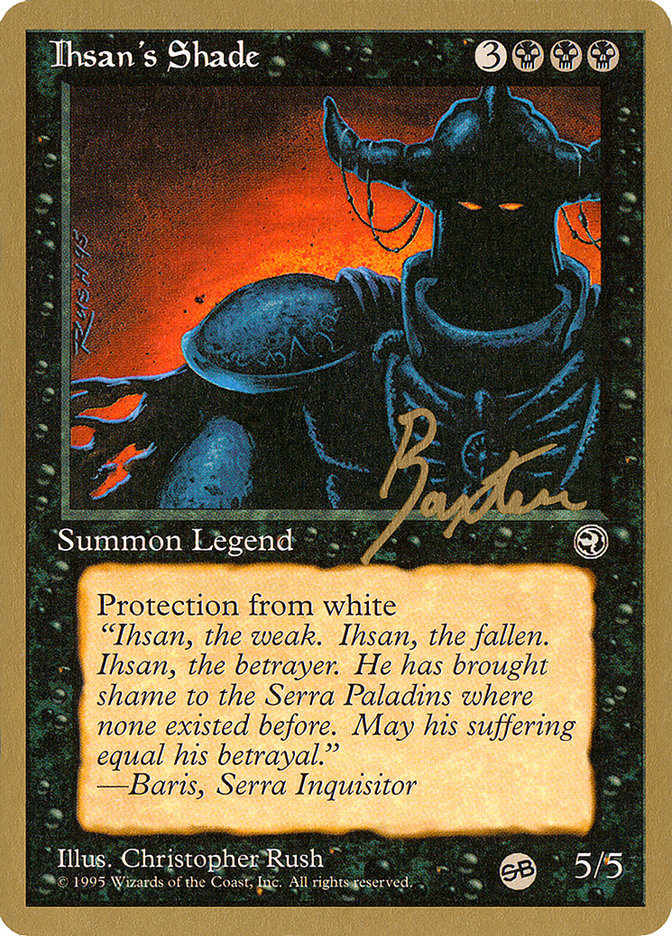 Ihsan's Shade (George Baxter) (SB) [Pro Tour Collector Set] | Clutch Gaming