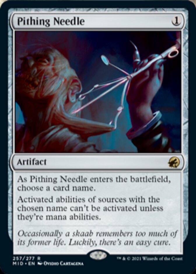 Pithing Needle [Innistrad: Midnight Hunt] | Clutch Gaming