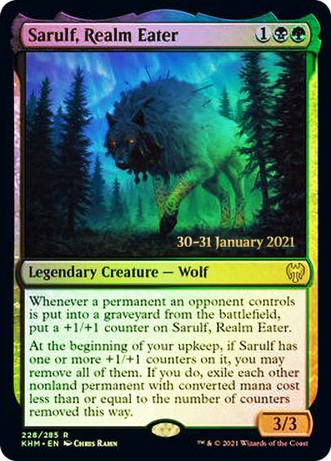 Sarulf, Realm Eater [Kaldheim Prerelease Promos] | Clutch Gaming