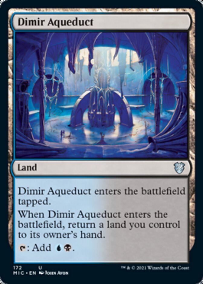 Dimir Aqueduct [Innistrad: Midnight Hunt Commander] | Clutch Gaming