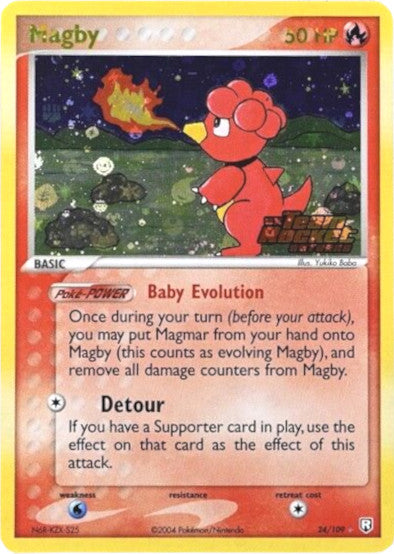 Magby (24/109) (Stamped) [EX: Team Rocket Returns] | Clutch Gaming