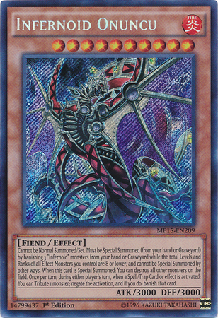 Infernoid Onuncu [MP15-EN209] Secret Rare | Clutch Gaming