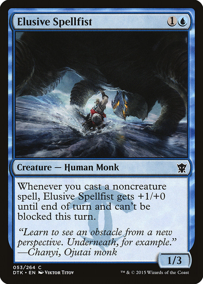 Elusive Spellfist [Dragons of Tarkir] | Clutch Gaming