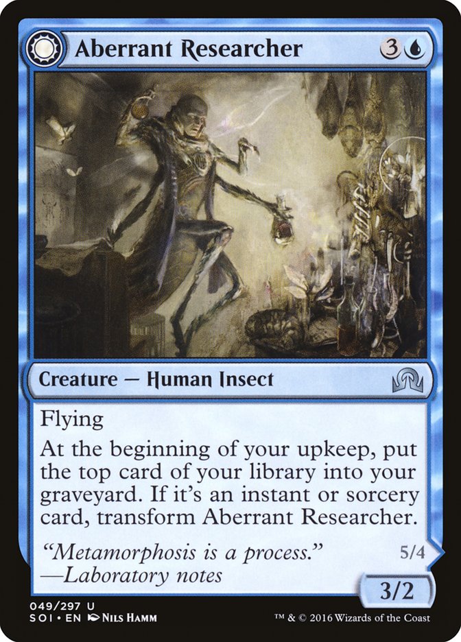 Aberrant Researcher // Perfected Form [Shadows over Innistrad] | Clutch Gaming