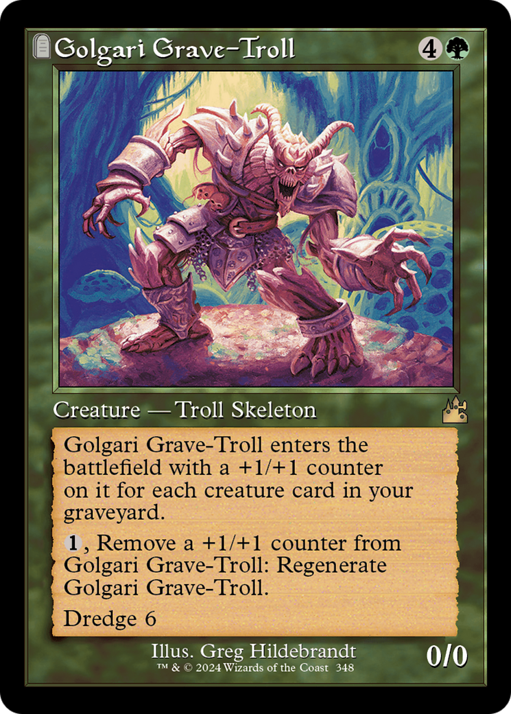 Golgari Grave-Troll (Retro Frame) [Ravnica Remastered] | Clutch Gaming