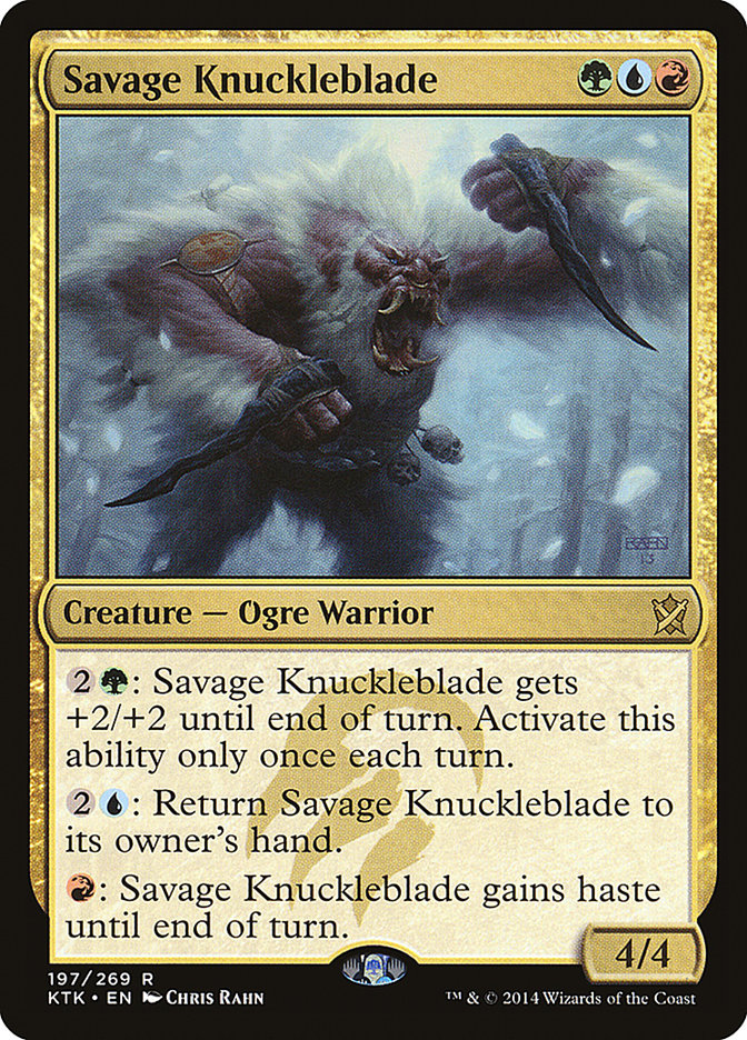 Savage Knuckleblade [Khans of Tarkir] | Clutch Gaming