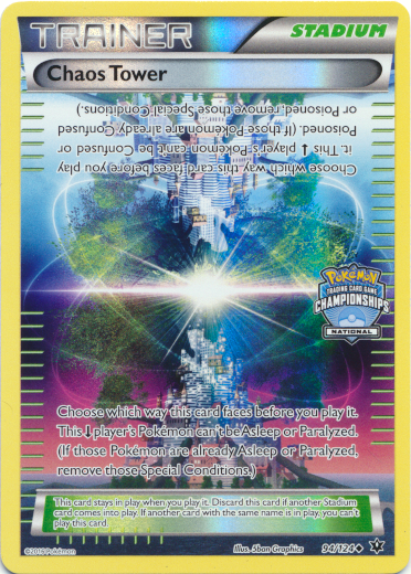 Chaos Tower (94/124) (National Championship Promo) [XY: Fates Collide] | Clutch Gaming