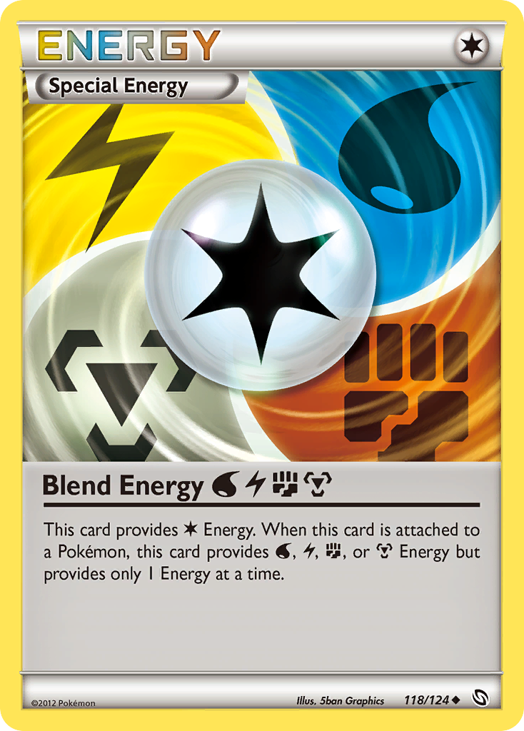 Blend Energy WaterLightningFightingMetal (118/124) [Black & White: Dragons Exalted] | Clutch Gaming