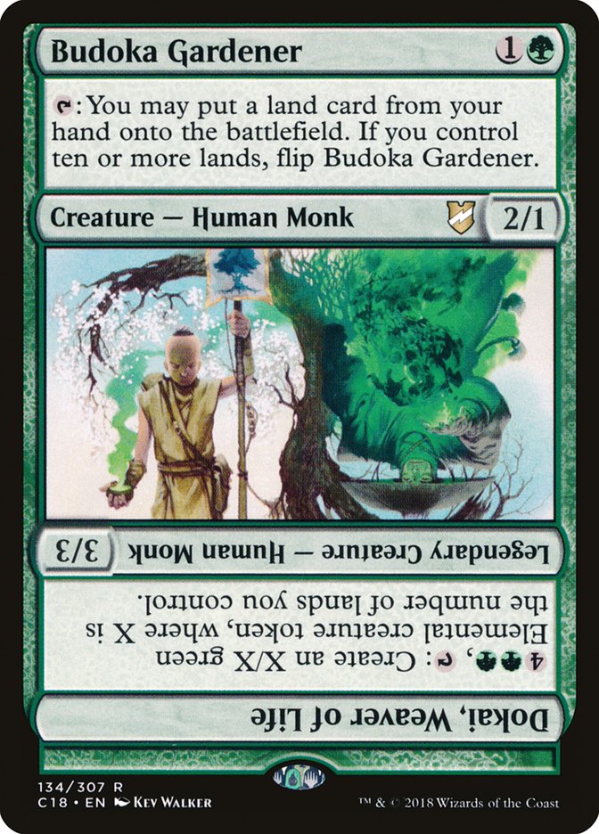 Budoka Gardener // Dokai, Weaver of Life [Commander 2018] | Clutch Gaming