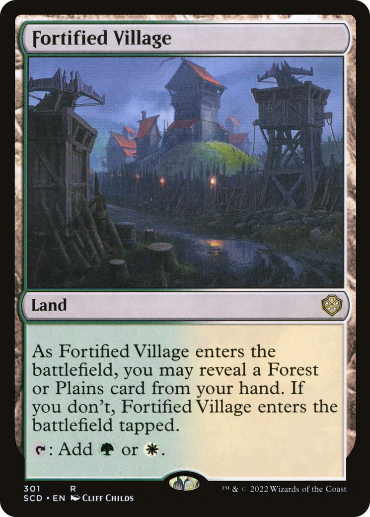 Fortified Village [Starter Commander Decks] | Clutch Gaming