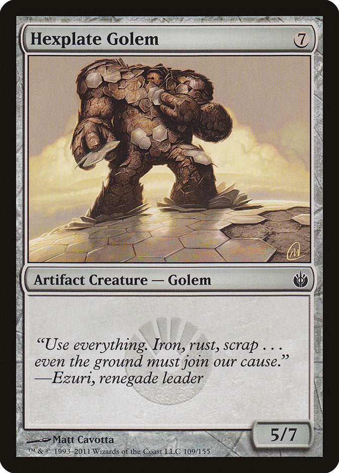 Hexplate Golem [Mirrodin Besieged] | Clutch Gaming