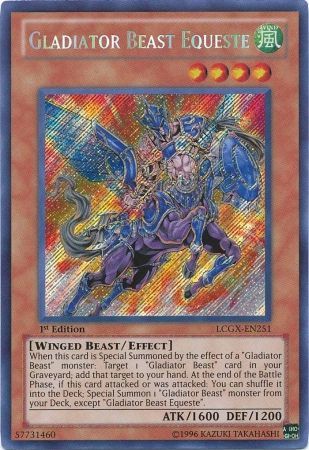 Gladiator Beast Equeste [LCGX-EN251] Secret Rare | Clutch Gaming