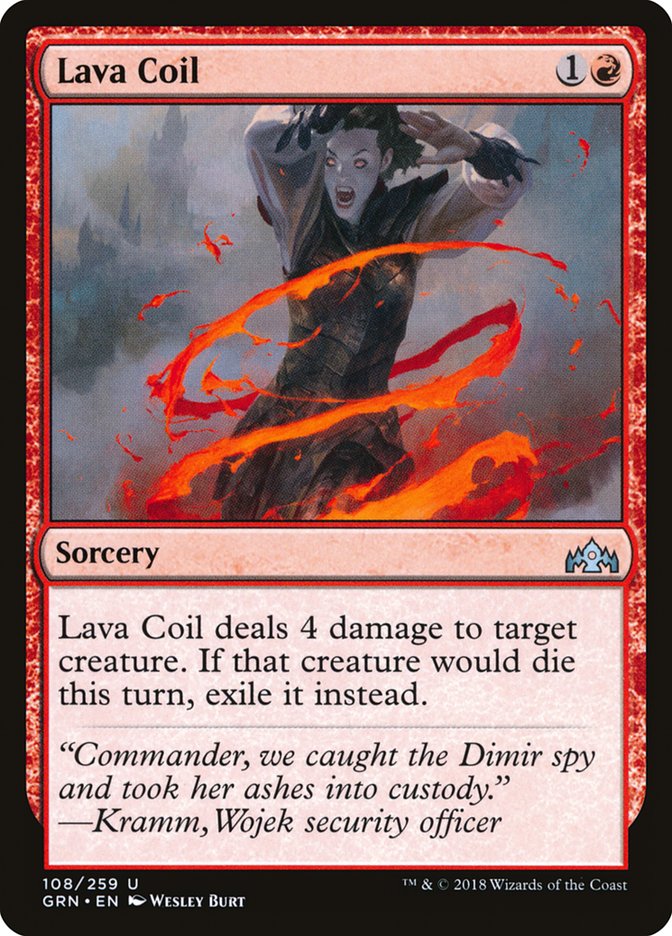 Lava Coil [Guilds of Ravnica] | Clutch Gaming