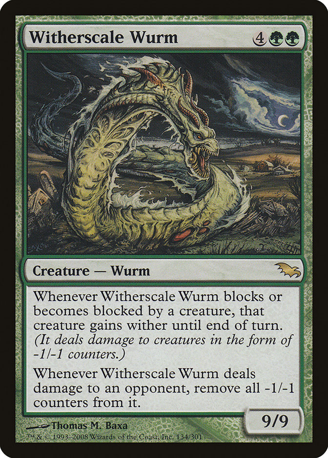 Witherscale Wurm [Shadowmoor] | Clutch Gaming