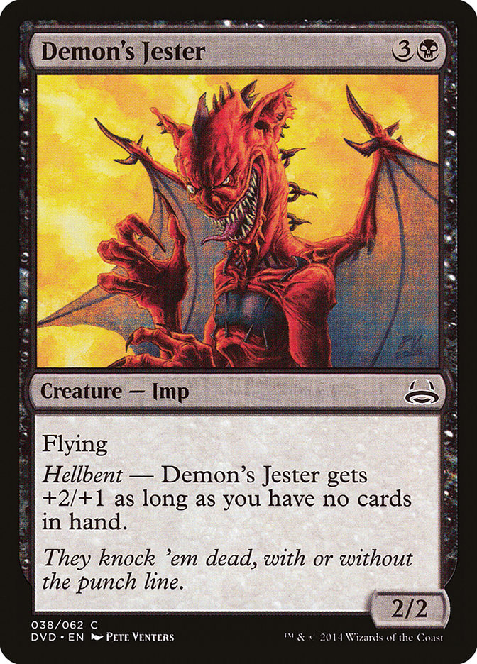 Demon's Jester (Divine vs. Demonic) [Duel Decks Anthology] | Clutch Gaming