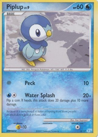 Piplup (5/12) [Diamond & Pearl: Trainer Kit - Manaphy] | Clutch Gaming