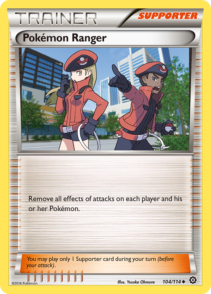 Pokemon Ranger (104/114) [XY: Steam Siege] | Clutch Gaming