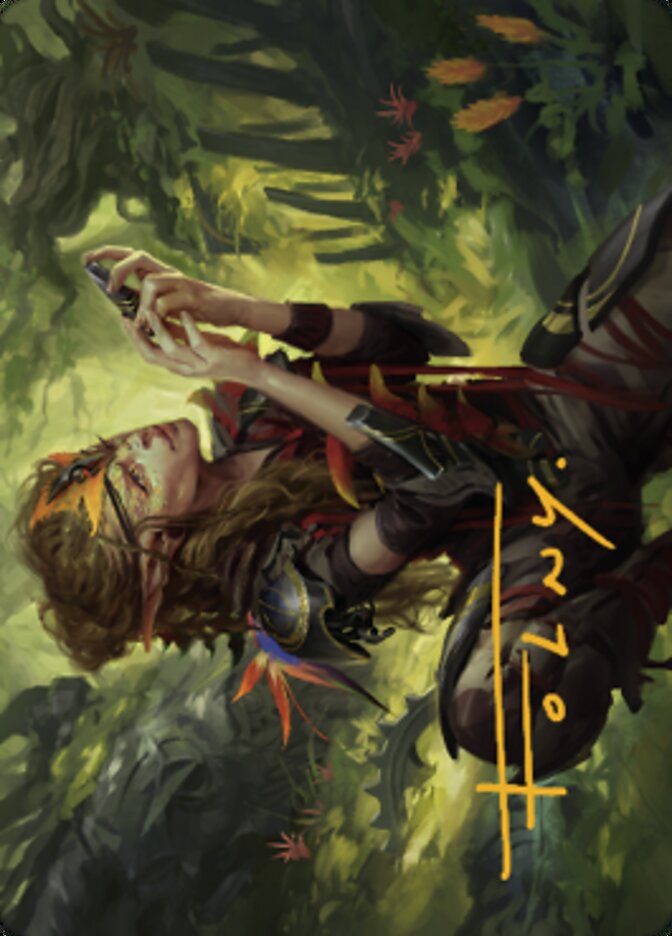Meria, Scholar of Antiquity Art Card (Gold-Stamped Signature) [Dominaria United Art Series] | Clutch Gaming