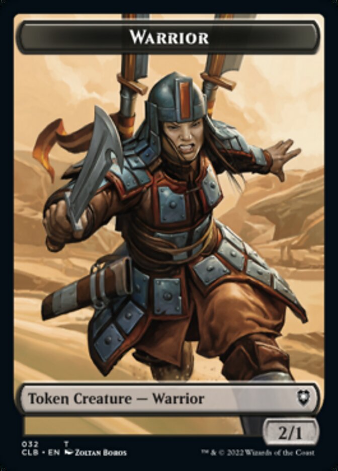 Warrior // Inkling Double-Sided Token [Commander Legends: Battle for Baldur's Gate Tokens] | Clutch Gaming