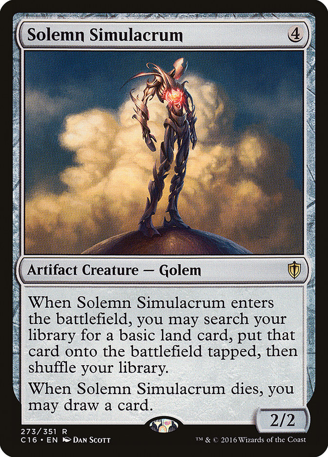 Solemn Simulacrum [Commander 2016] | Clutch Gaming